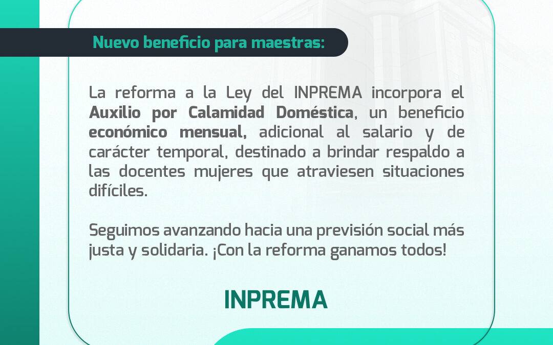 La reforma contempla nuevos beneficios